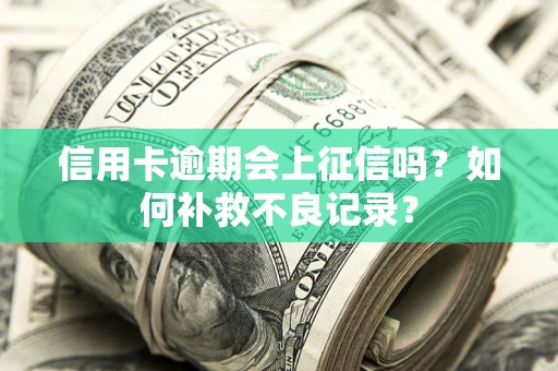 济南信用卡逾期会上征信吗？如何补救不良记录？