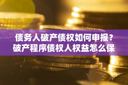 济南债务人破产债权如何申报？破产程序债权人权益怎么保障？
